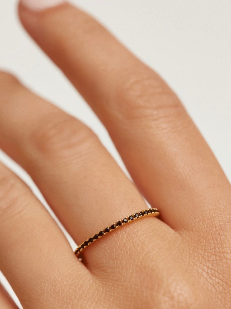 PDPAOLA - Black Essential Ring