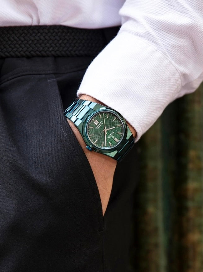 Festina Swiss Made men's green stainless steel watch bracelet F20079/1