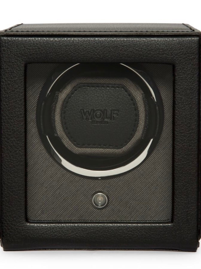 Wolf Cub Single Watch Winder With Cover
