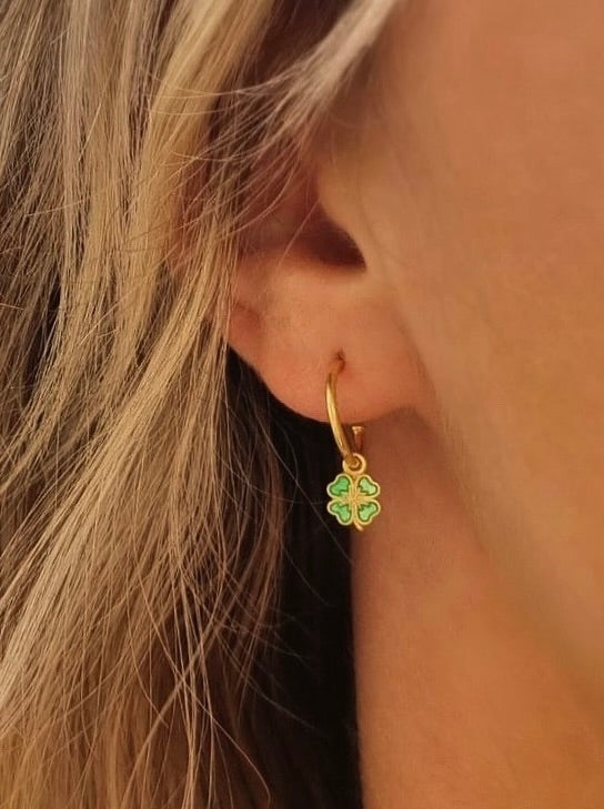 Liv firkløver øreringer