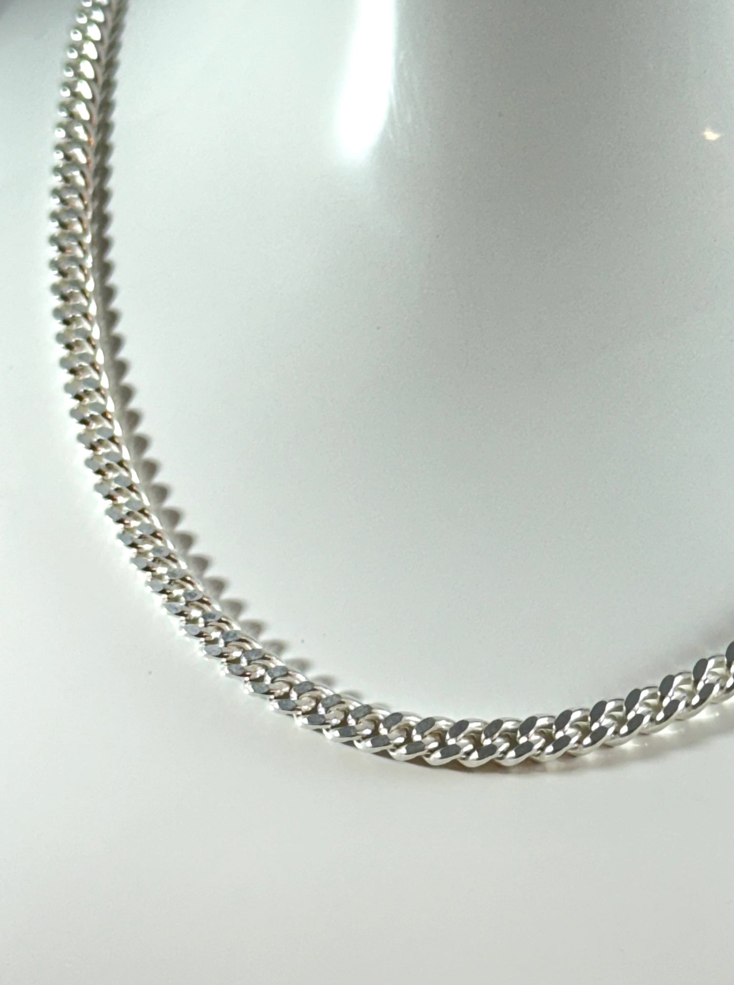 Flat Panser Sølvkjede