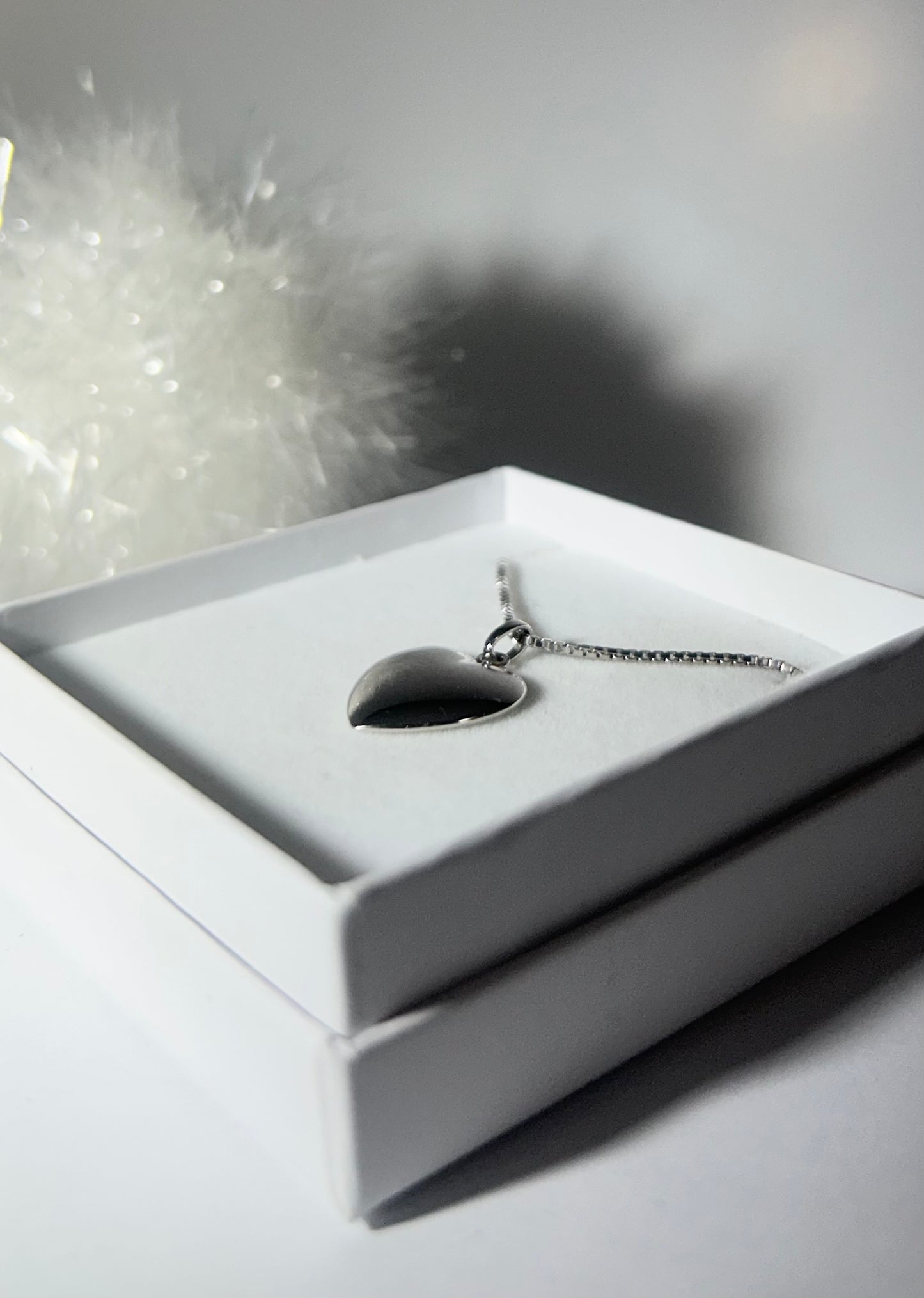 Lite sølvhjerte - kan graveres