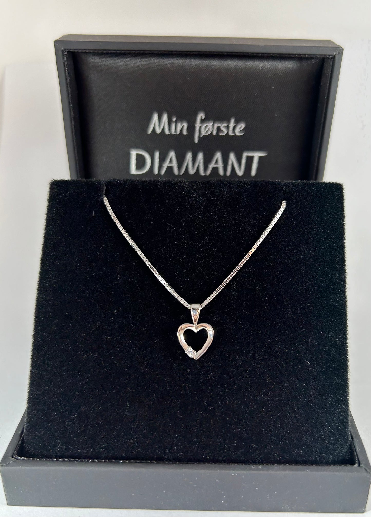 "Min første diamant" - Hvitt gull