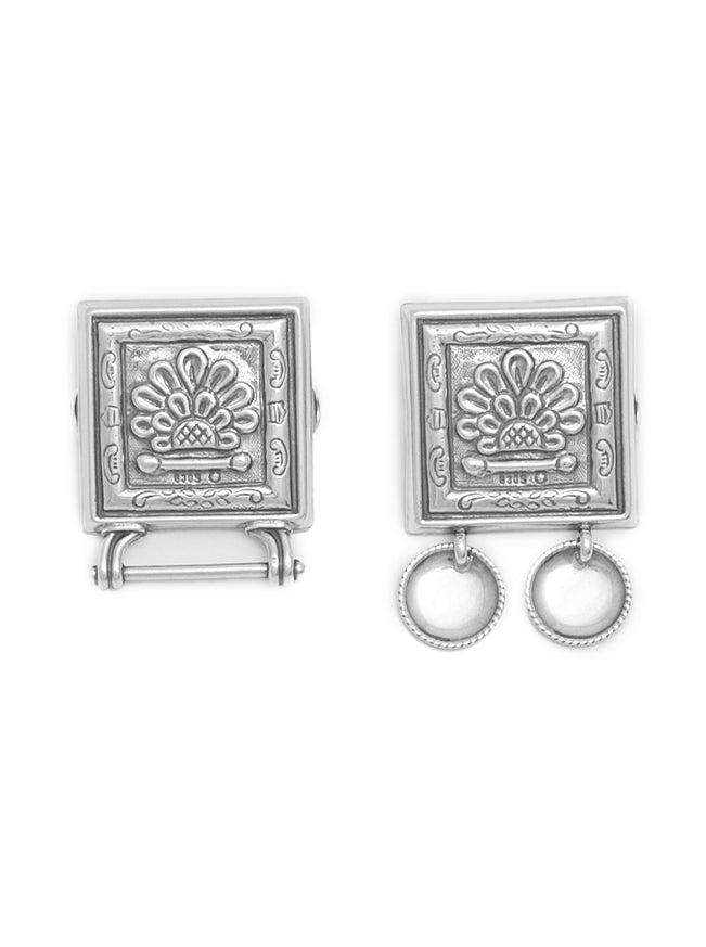 Veskestøl presset sølv oksidert