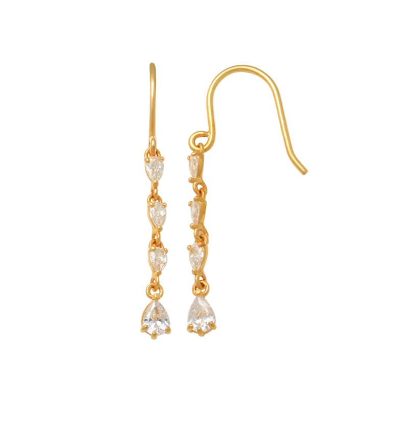 Ørepynt 18 karat hengende