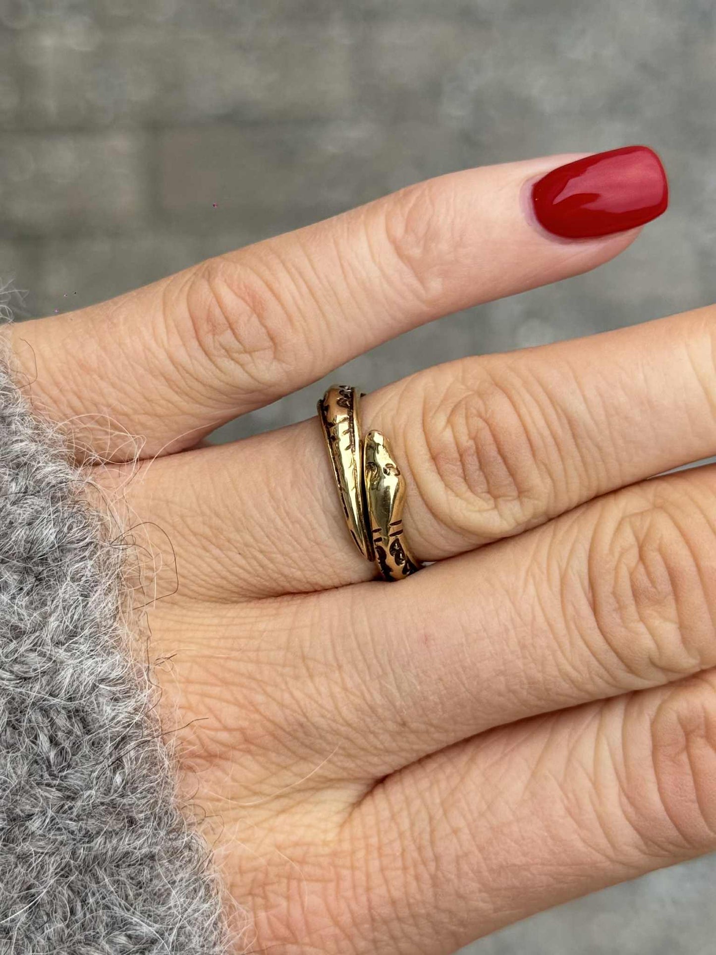 Vintage - Slange ring