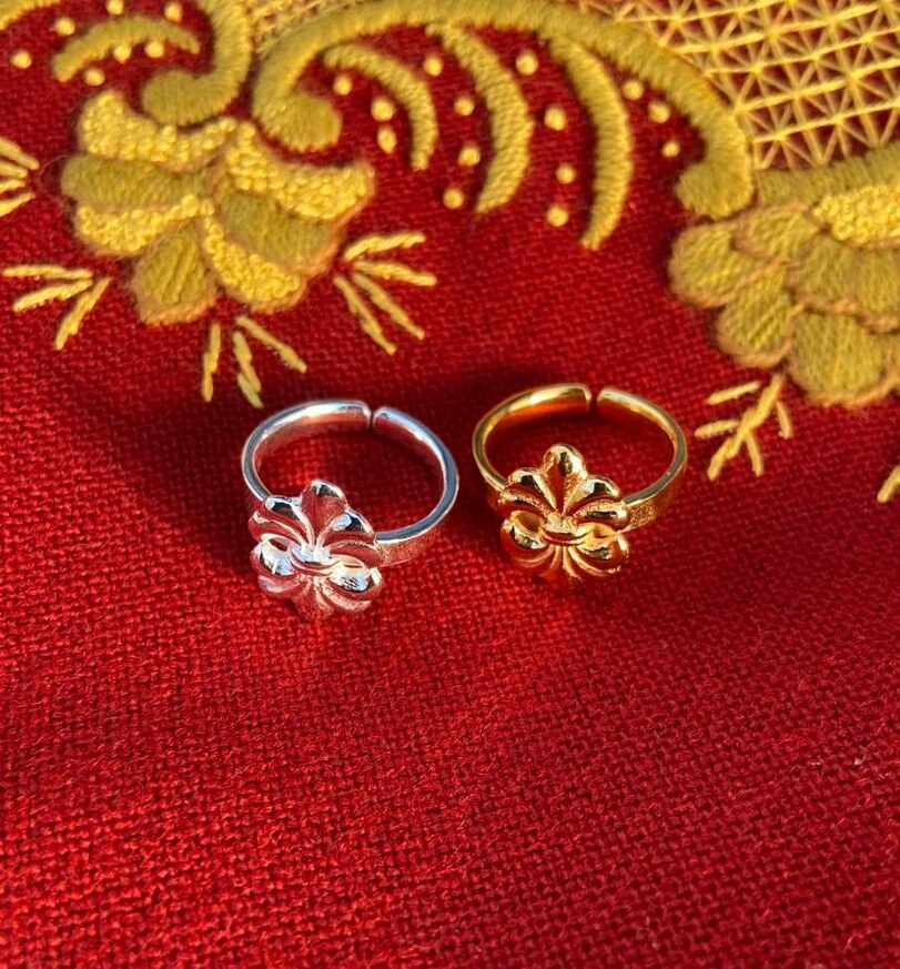 Ring - sølv oksidert