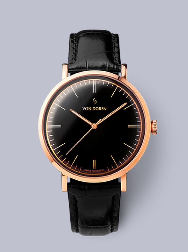 Von Doren - Aksla Mark II - Pure Black - Rose