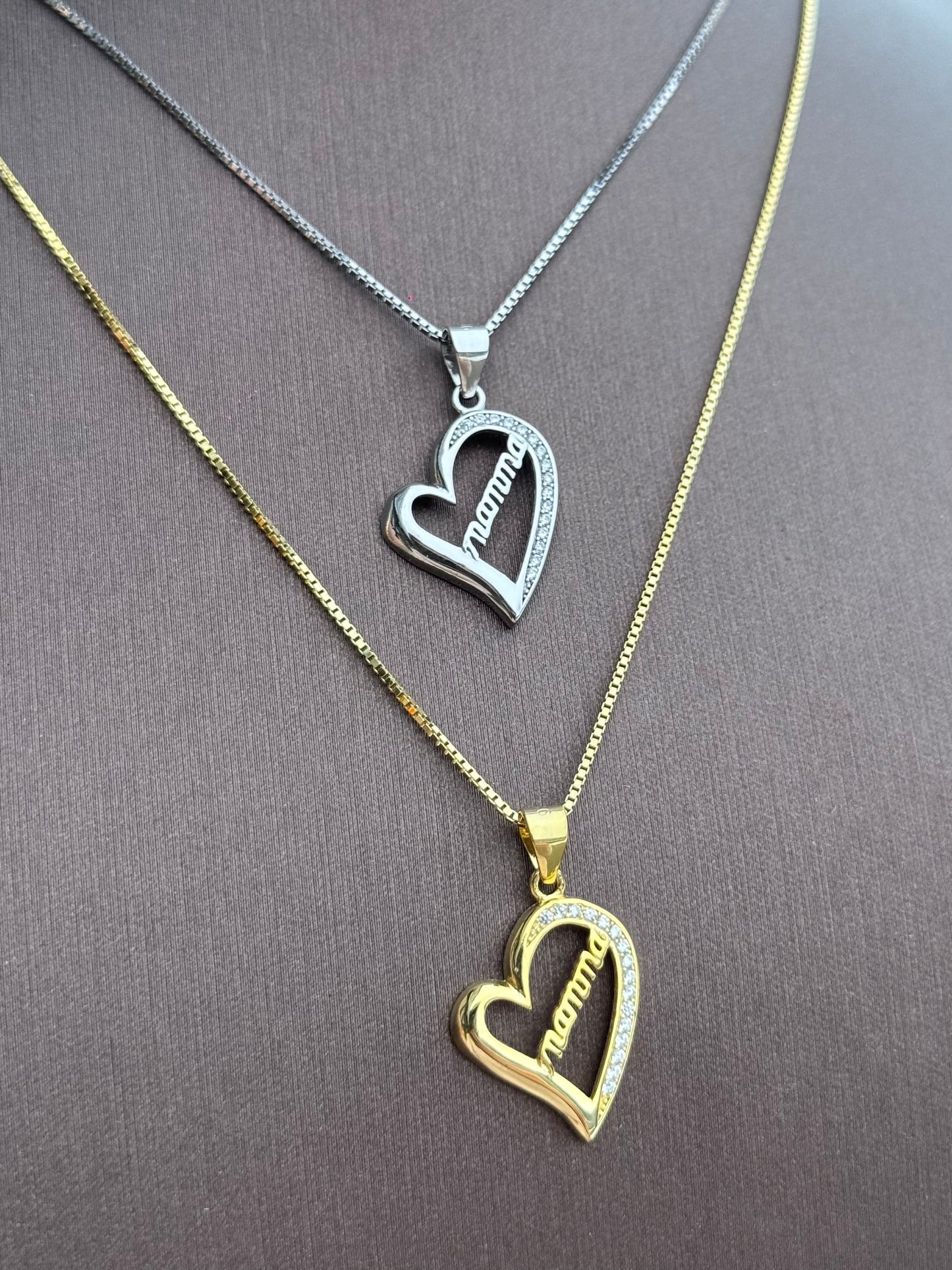 Sølvsmykke «Mamma»