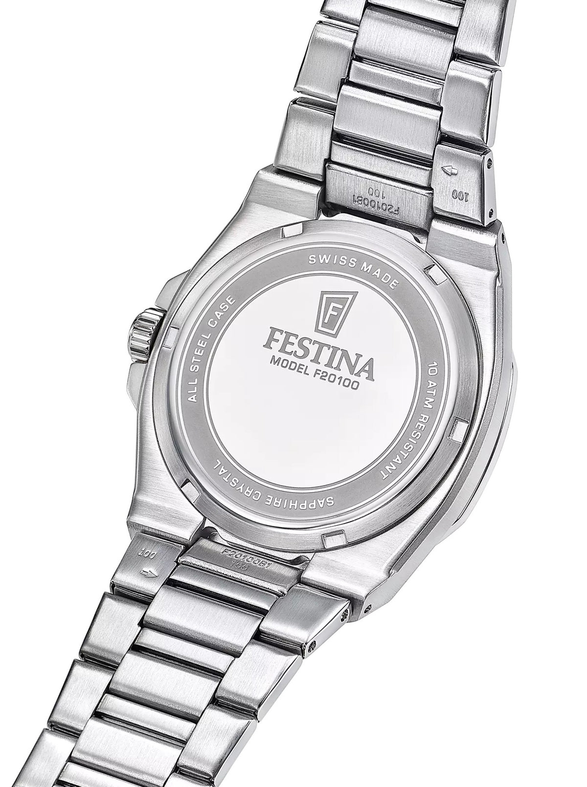 Festina Swiss Made men's blue Classic Steel watch F20100/4