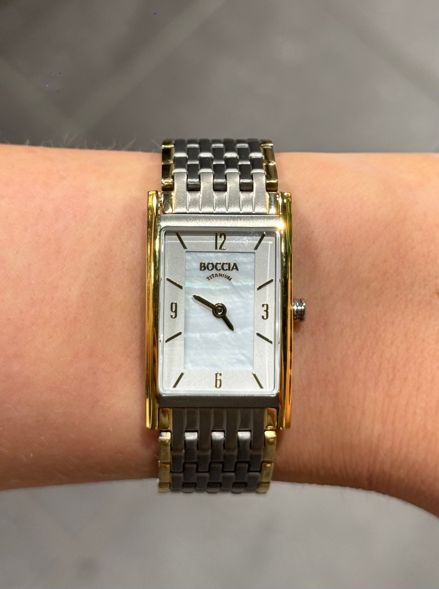 Boccia titanur rektangulær bi-color