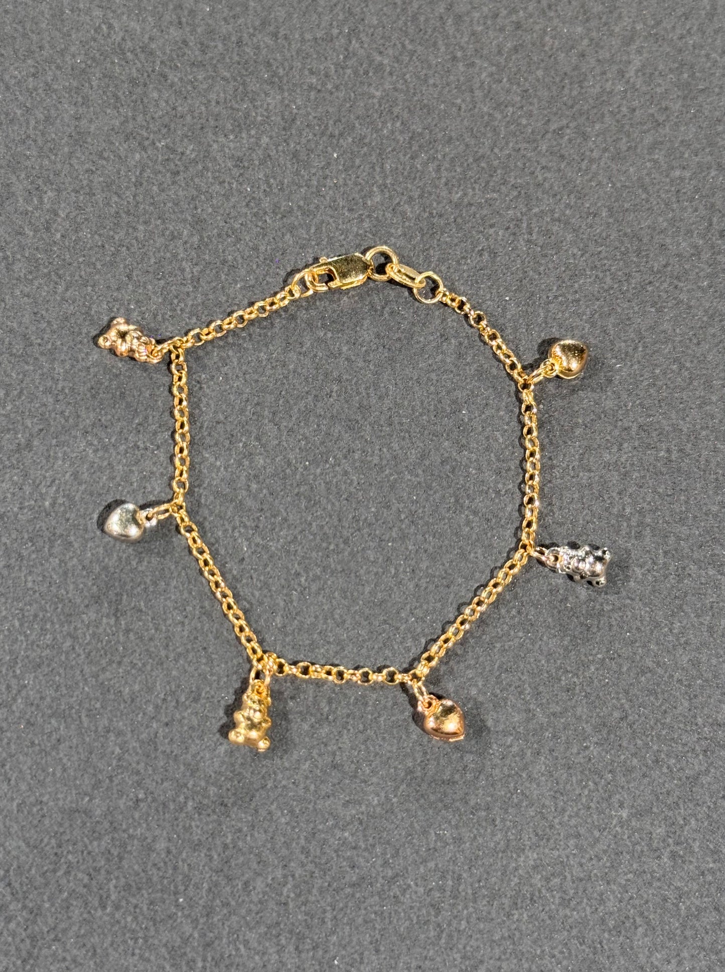 Vintage - Armlenke med charms
