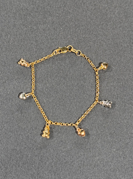 Vintage - Armlenke med charms