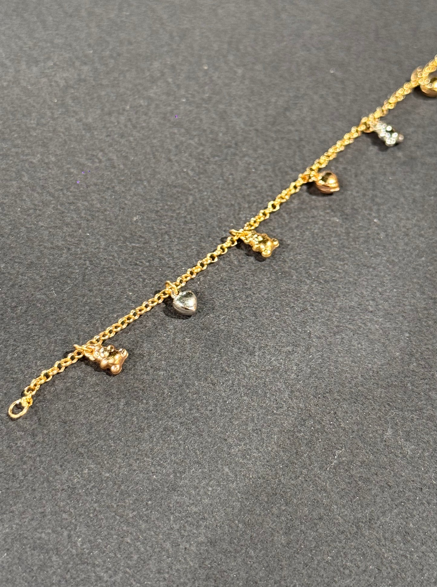 Vintage - Armlenke med charms