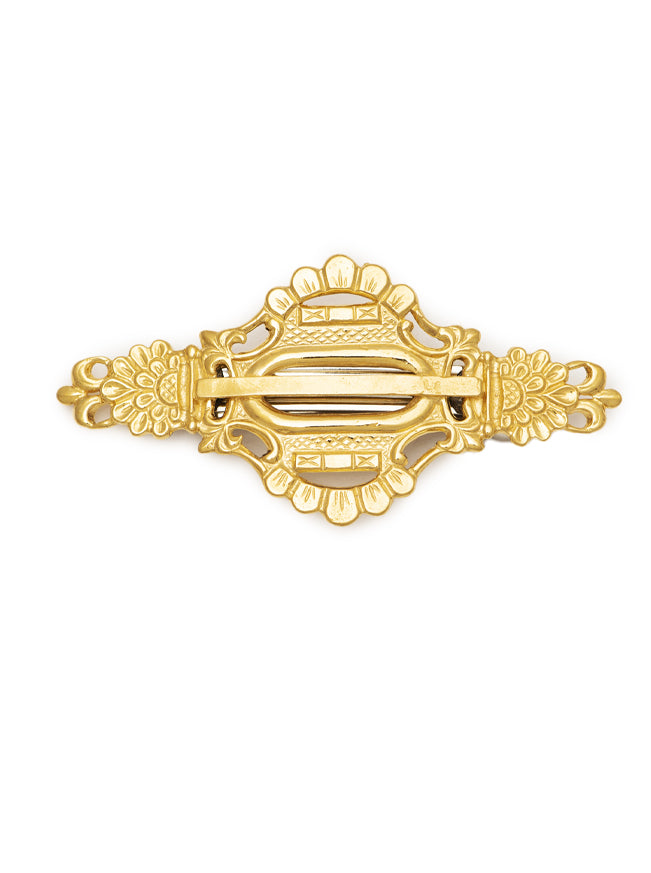 Hårspenne - forgylt