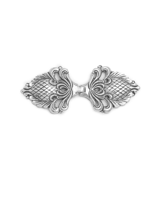 Capehekte - sølv oksidert