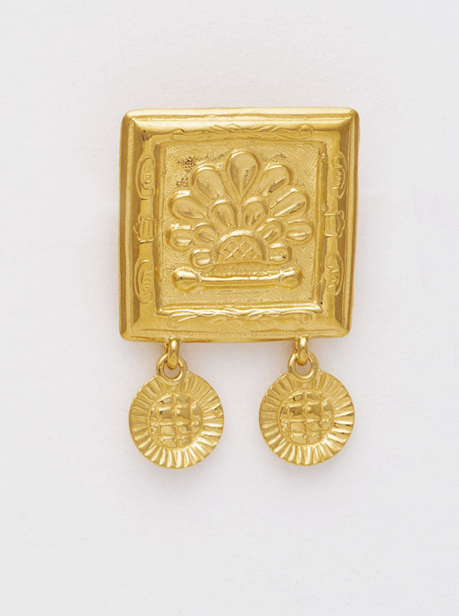 Beltestøl - støpt forgylt